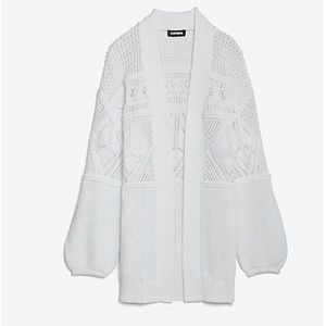 Balloon Sleeve Cardigan